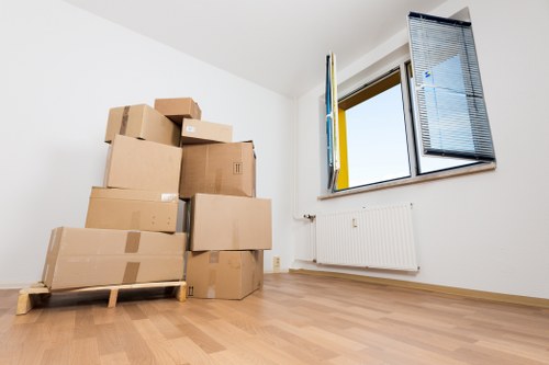 Loading and unloading items for a Kingston upon Thames man and van service
