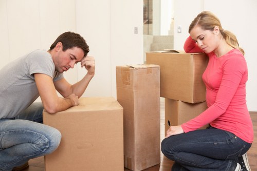 Careful packing and storage of furniture and household belongings
