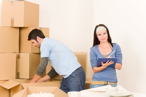 Organised packing service for a flat or house move in Kingstonuponthames