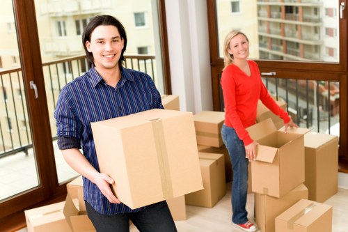 Local moving support in Kingston upon Thames near residential flats